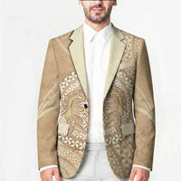 Tonga Ngatu Turtle Blazer Vintage Tongan Tapa Cloth LT14 - Polynesian Pride
