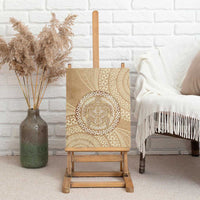 Tonga Ngatu Turtle Canvas Wall Art Vintage Tongan Tapa Cloth LT14 - Polynesian Pride