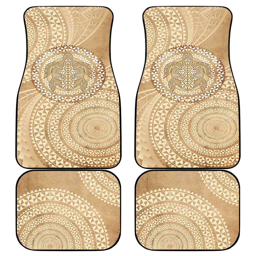 Tonga Ngatu Turtle Car Mats Vintage Tongan Tapa Cloth LT14 - Polynesian Pride