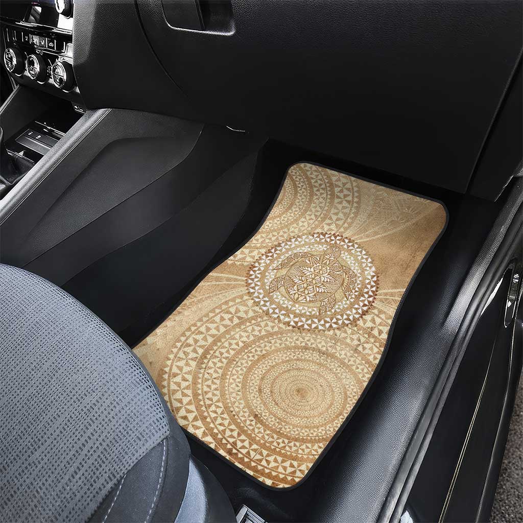 Tonga Ngatu Turtle Car Mats Vintage Tongan Tapa Cloth LT14 - Polynesian Pride
