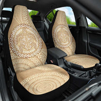 Tonga Ngatu Turtle Car Seat Cover Vintage Tongan Tapa Cloth