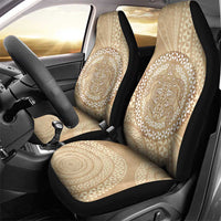 Tonga Ngatu Turtle Car Seat Cover Vintage Tongan Tapa Cloth