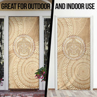 Tonga Ngatu Turtle Door Cover Vintage Tongan Tapa Cloth LT14 - Polynesian Pride