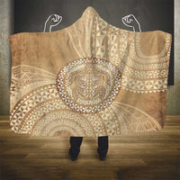 Tonga Ngatu Turtle Hooded Blanket Vintage Tongan Tapa Cloth LT14 - Polynesian Pride