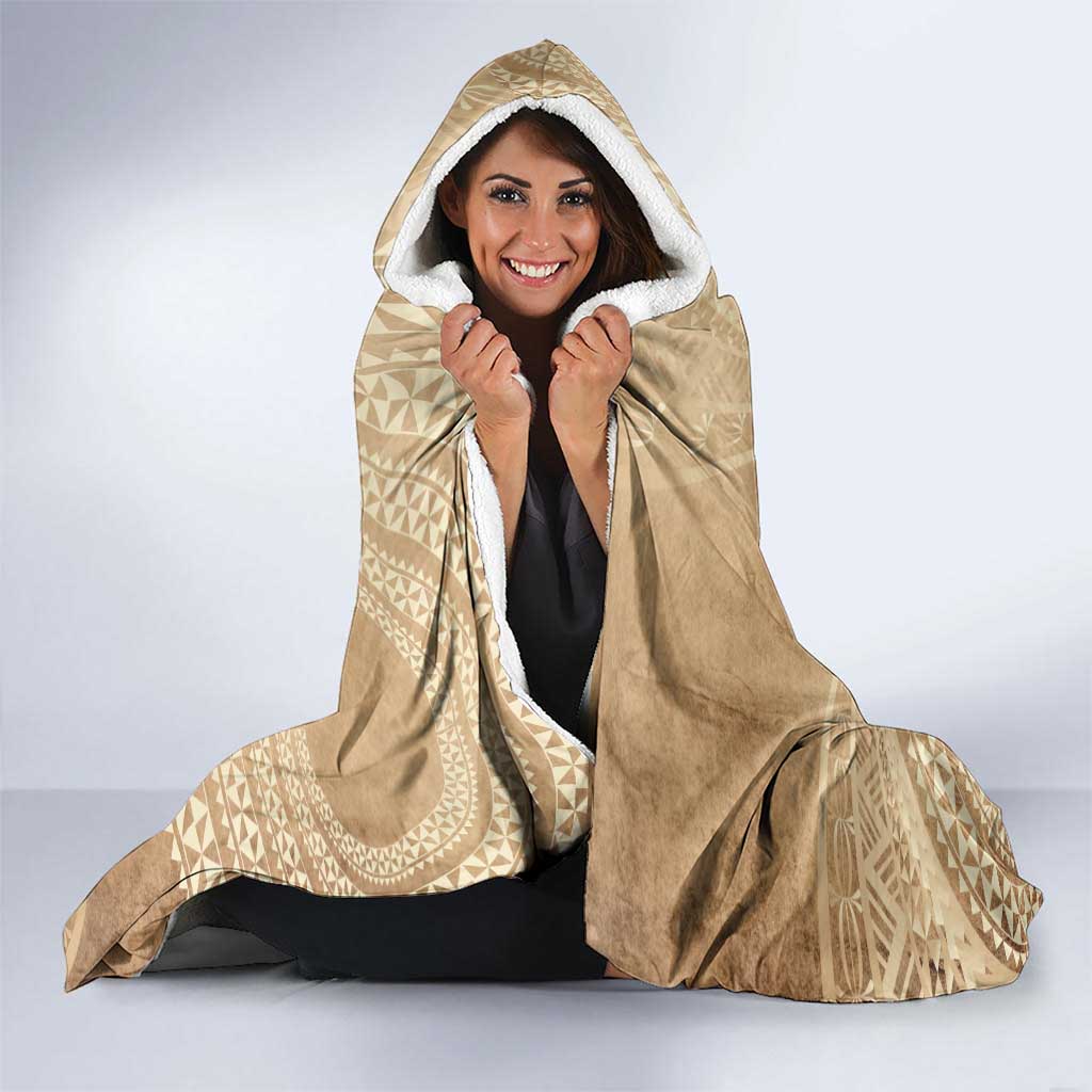 Tonga Ngatu Turtle Hooded Blanket Vintage Tongan Tapa Cloth LT14 - Polynesian Pride