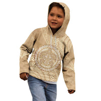 Tonga Ngatu Turtle Kid Hoodie Vintage Tongan Tapa Cloth LT14 - Polynesian Pride