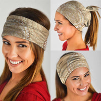 Tonga Ngatu Turtle Neck Gaiter Vintage Tongan Tapa Cloth LT14 - Polynesian Pride