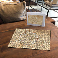Tonga Ngatu Turtle Puzzle Vintage Tongan Tapa Cloth LT14 - Polynesian Pride
