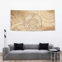 Tonga Ngatu Turtle Tapestry Vintage Tongan Tapa Cloth LT14 - Polynesian Pride