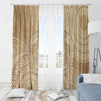 Tonga Ngatu Turtle Window Curtain Vintage Tongan Tapa Cloth LT14 - Polynesian Pride