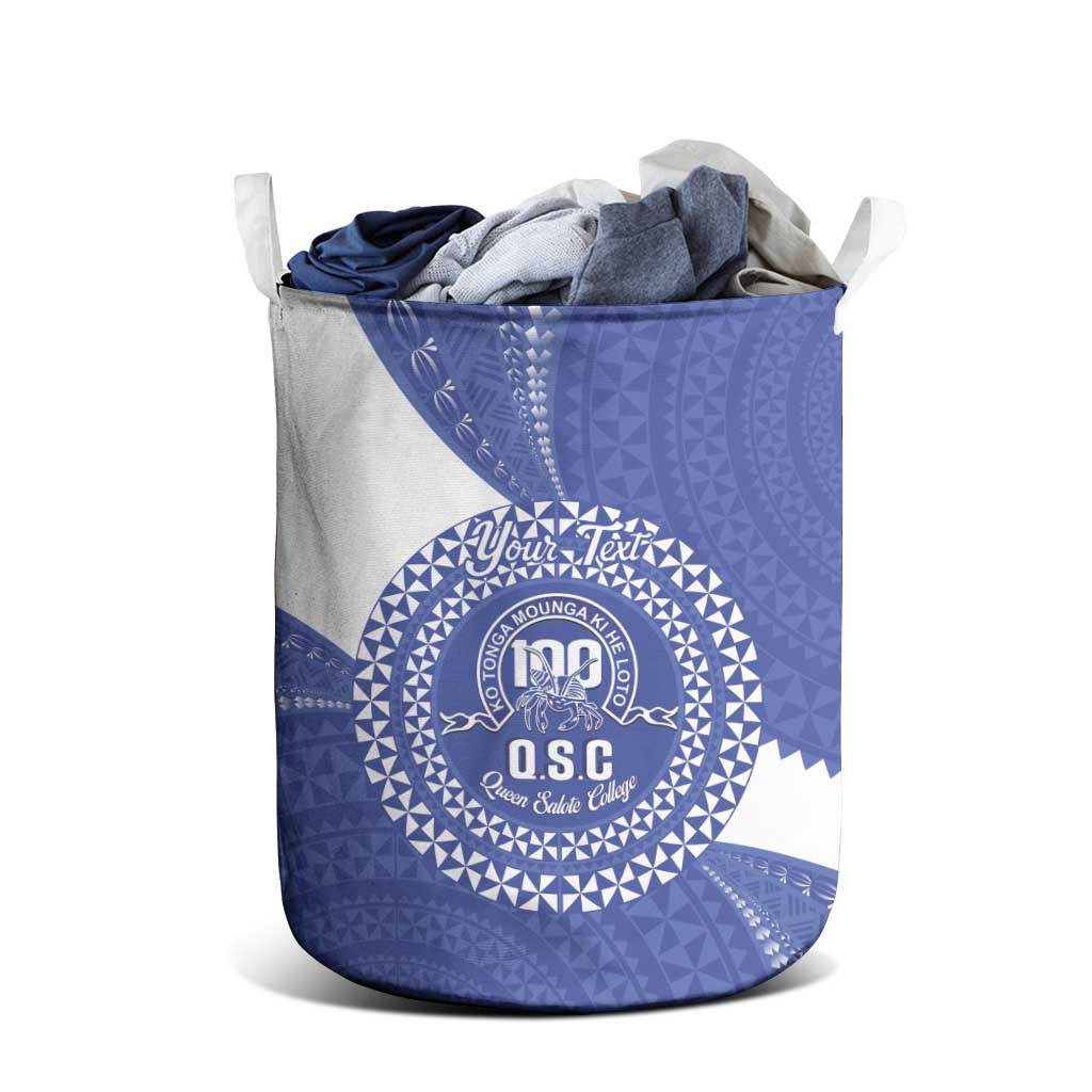 Queen Salote College 100th Anniversary Personalized Laundry Basket Est 1926 Kolisi Fefine Tongan Ngatu Pattern LT14 - Polynesian Pride