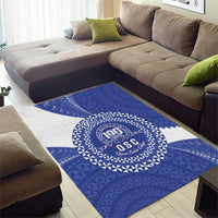 Queen Salote College 100th Anniversary Personalized Area Rug Est 1926 Kolisi Fefine Tongan Ngatu Pattern LT14 - Polynesian Pride