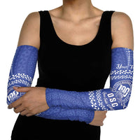 Queen Salote College 100th Anniversary Personalized Arm Sleeves Est 1926 Kolisi Fefine Tongan Ngatu Pattern