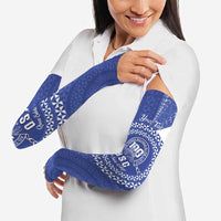 Queen Salote College 100th Anniversary Personalized Arm Sleeves Est 1926 Kolisi Fefine Tongan Ngatu Pattern