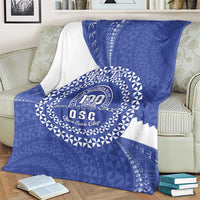Queen Salote College 100th Anniversary Personalized Blanket Est 1926 Kolisi Fefine Tongan Ngatu Pattern LT14 - Polynesian Pride