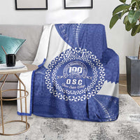 Queen Salote College 100th Anniversary Personalized Blanket Est 1926 Kolisi Fefine Tongan Ngatu Pattern LT14 - Polynesian Pride