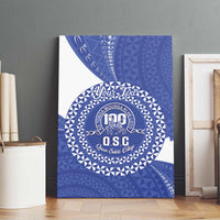 Queen Salote College 100th Anniversary Personalized Canvas Wall Art Est 1926 Kolisi Fefine Tongan Ngatu Pattern LT14 - Polynesian Pride