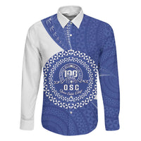 Queen Salote College 100th Anniversary Personalized Family Matching Long Sleeve Bodycon Dress and Hawaiian Shirt Est 1926 Kolisi Fefine Tongan Ngatu Pattern
