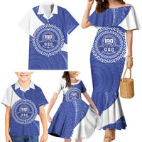 Queen Salote College 100th Anniversary Personalized Family Matching Mermaid Dress and Hawaiian Shirt Est 1926 Kolisi Fefine Tongan Ngatu Pattern