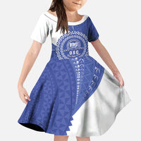 Queen Salote College 100th Anniversary Personalized Family Matching Tank Maxi Dress and Hawaiian Shirt Est 1926 Kolisi Fefine Tongan Ngatu Pattern
