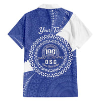 Queen Salote College 100th Anniversary Personalized Family Matching Tank Maxi Dress and Hawaiian Shirt Est 1926 Kolisi Fefine Tongan Ngatu Pattern