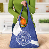 Queen Salote College 100th Anniversary Personalized Grocery Bag Est 1926 Kolisi Fefine Tongan Ngatu Pattern LT14 - Polynesian Pride