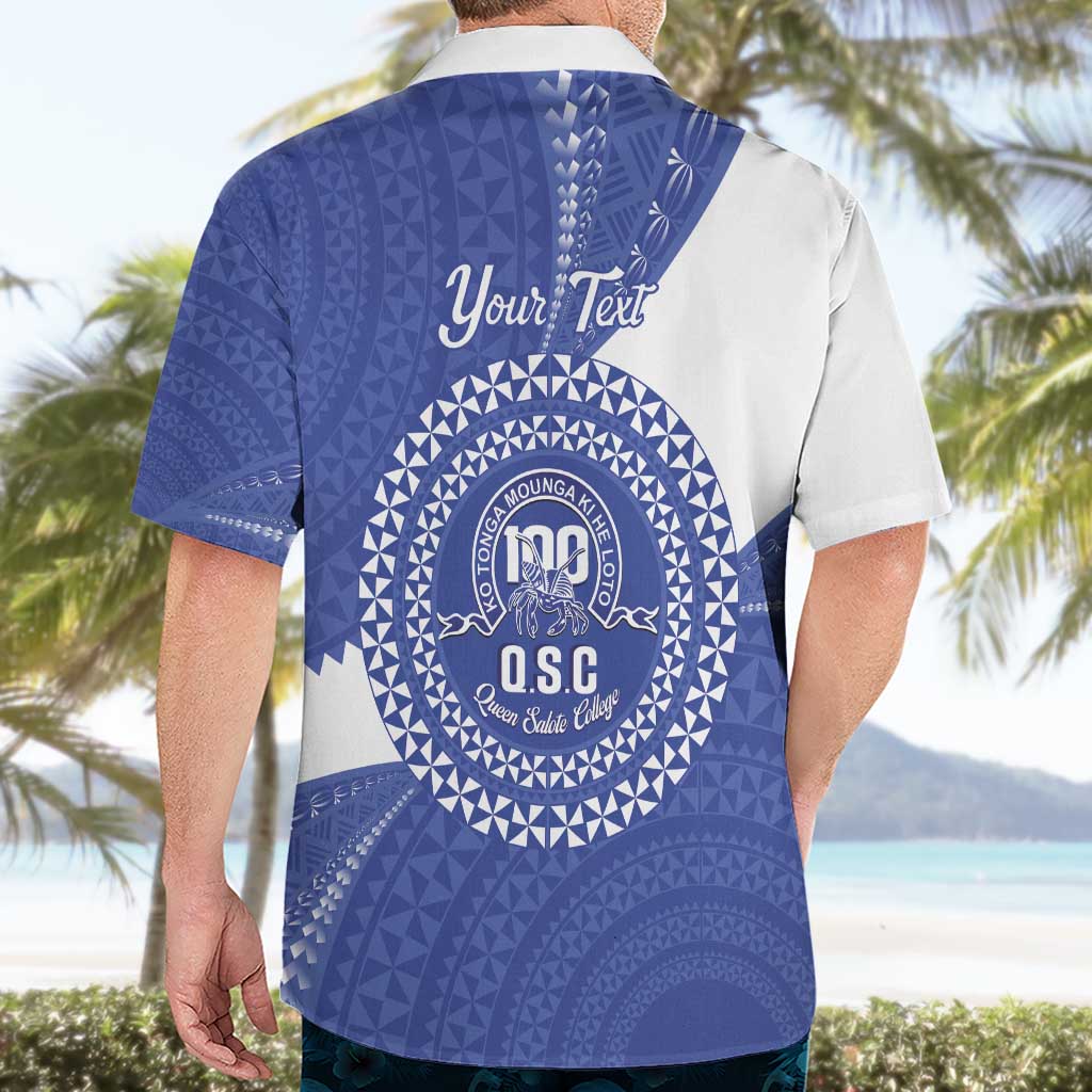 Queen Salote College 100th Anniversary Personalized Hawaiian Shirt Est 1926 Kolisi Fefine Tongan Ngatu Pattern