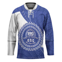 Queen Salote College 100th Anniversary Personalized Hockey Jersey Est 1926 Kolisi Fefine Tongan Ngatu Pattern