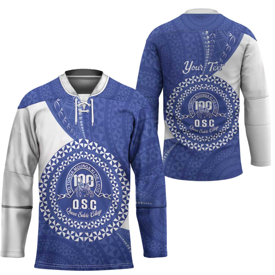 Queen Salote College 100th Anniversary Personalized Hockey Jersey Est 1926 Kolisi Fefine Tongan Ngatu Pattern