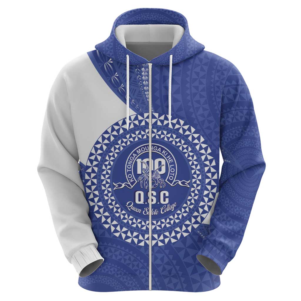 Queen Salote College 100th Anniversary Personalized Hoodie Est 1926 Kolisi Fefine Tongan Ngatu Pattern LT14 - Polynesian Pride