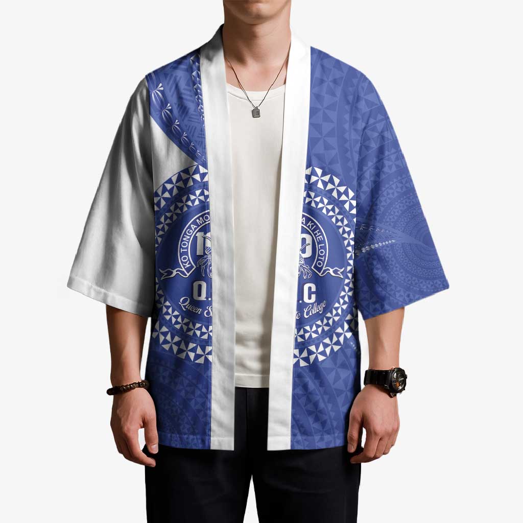 Queen Salote College 100th Anniversary Personalized Kimono Est 1926 Kolisi Fefine Tongan Ngatu Pattern