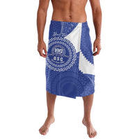 Queen Salote College 100th Anniversary Personalized Lavalava Est 1926 Kolisi Fefine Tongan Ngatu Pattern LT14 Blue - Polynesian Pride