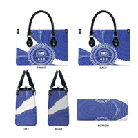 Queen Salote College 100th Anniversary Personalized Leather Bag Est 1926 Kolisi Fefine Tongan Ngatu Pattern LT14 - Polynesian Pride