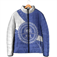 Queen Salote College 100th Anniversary Personalized Padded Jacket Est 1926 Kolisi Fefine Tongan Ngatu Pattern LT14 - Polynesian Pride