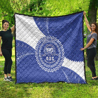 Queen Salote College 100th Anniversary Personalized Quilt Est 1926 Kolisi Fefine Tongan Ngatu Pattern LT14 - Polynesian Pride