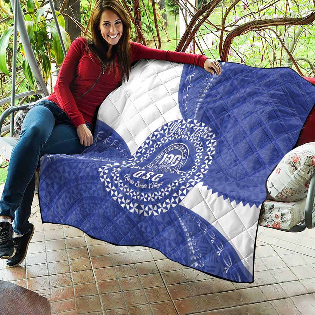 Queen Salote College 100th Anniversary Personalized Quilt Est 1926 Kolisi Fefine Tongan Ngatu Pattern LT14 - Polynesian Pride