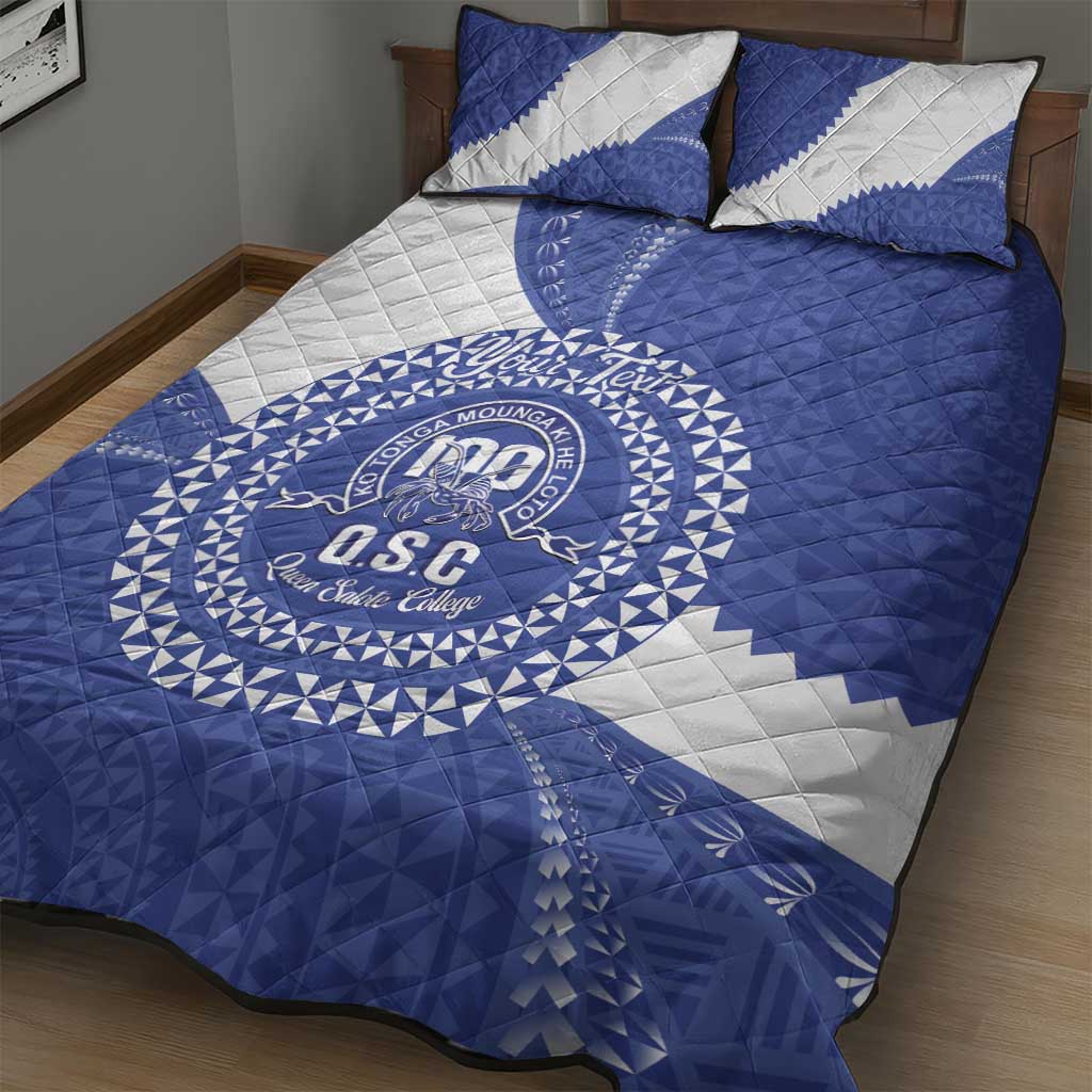 Queen Salote College 100th Anniversary Personalized Quilt Bed Set Est 1926 Kolisi Fefine Tongan Ngatu Pattern LT14 - Polynesian Pride