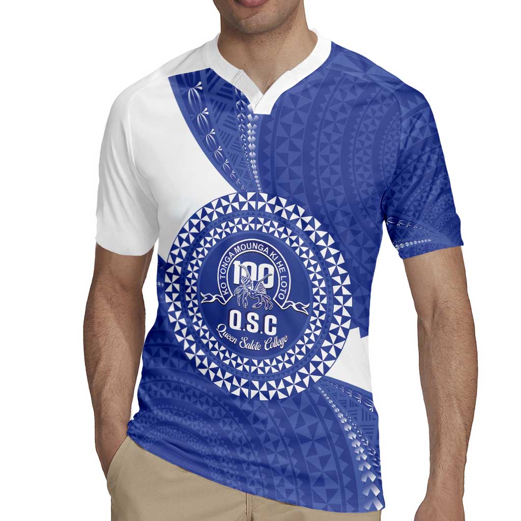 Queen Salote College 100th Anniversary Personalized Rugby Jersey Est 1926 Kolisi Fefine Tongan Ngatu Pattern LT14 - Polynesian Pride
