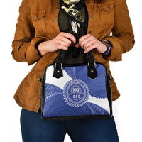 Queen Salote College 100th Anniversary Personalized Shoulder Handbag Est 1926 Kolisi Fefine Tongan Ngatu Pattern LT14 - Polynesian Pride