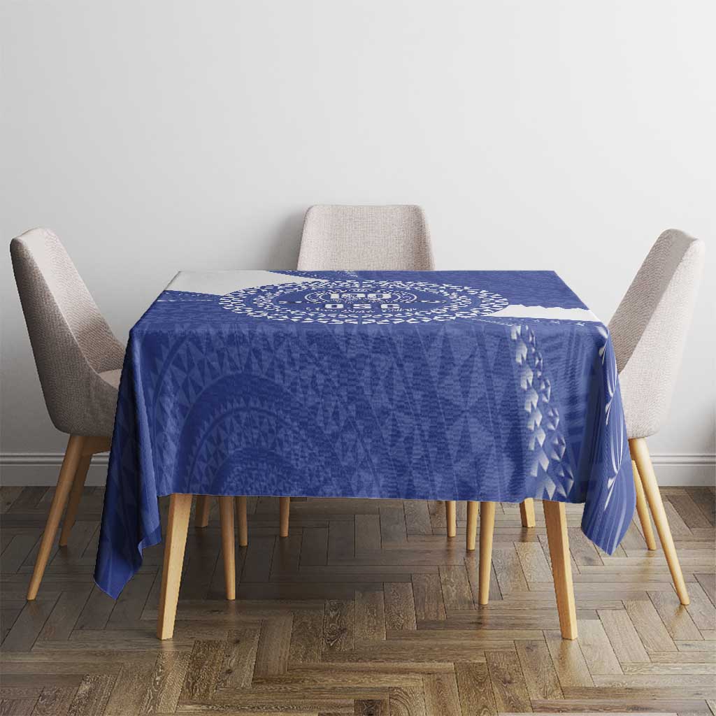 Queen Salote College 100th Anniversary Personalized Tablecloth Est 1926 Kolisi Fefine Tongan Ngatu Pattern LT14 - Polynesian Pride