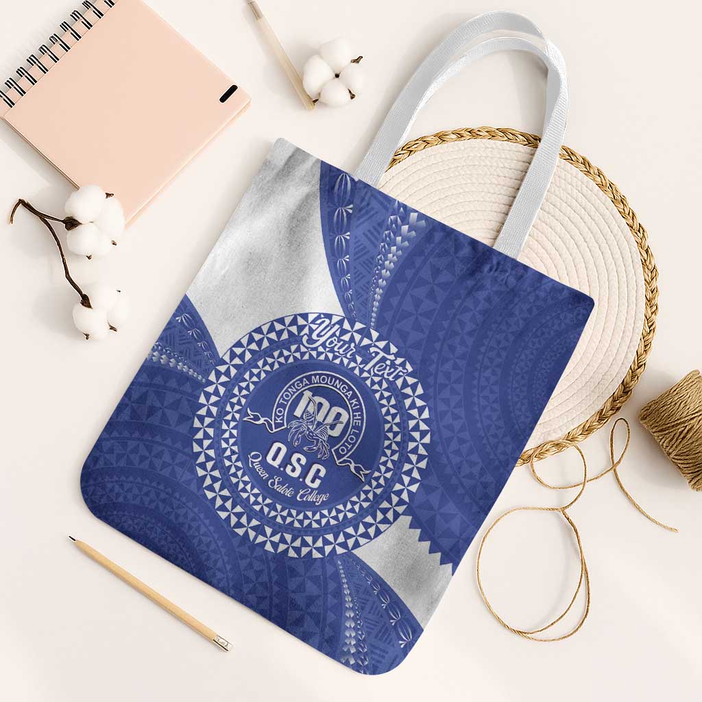 Queen Salote College 100th Anniversary Personalized Tote Bag Est 1926 Kolisi Fefine Tongan Ngatu Pattern