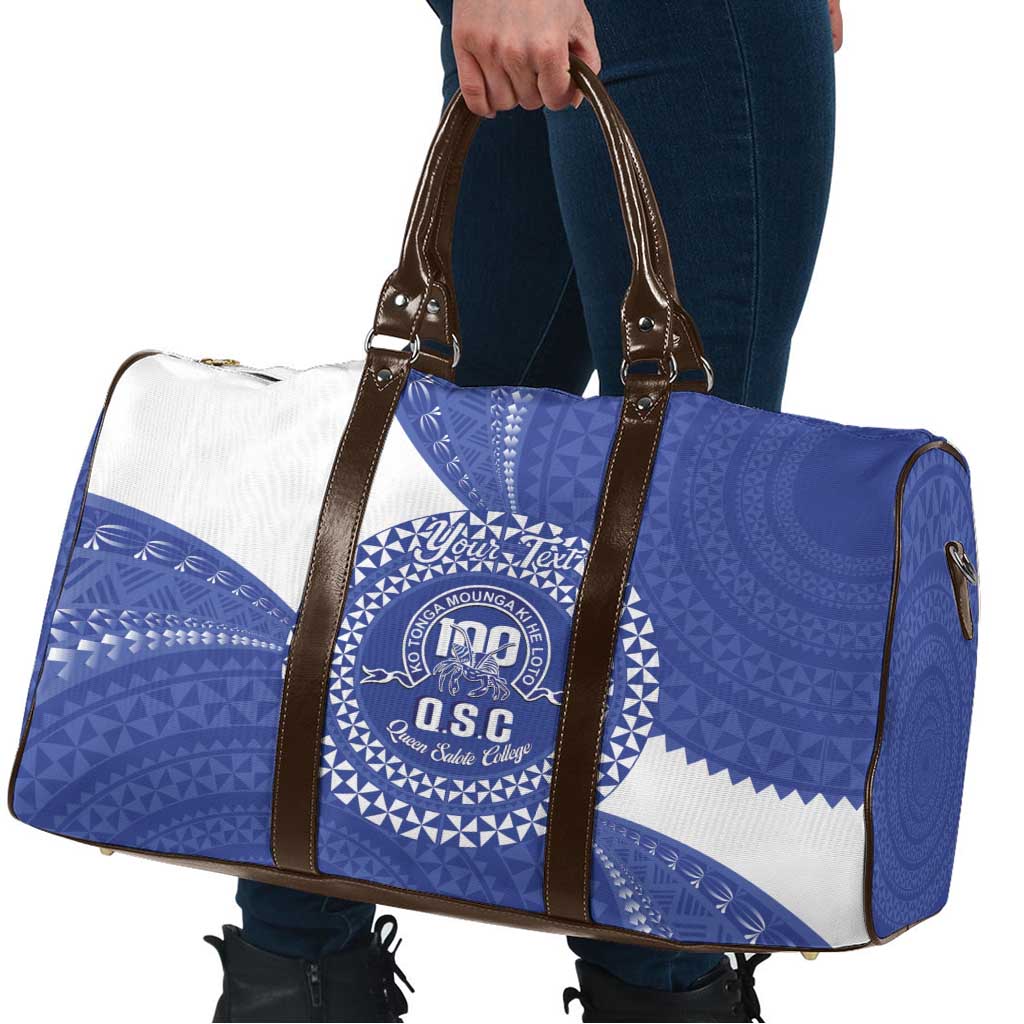 Queen Salote College 100th Anniversary Personalized Travel Bag Est 1926 Kolisi Fefine Tongan Ngatu Pattern LT14 - Polynesian Pride