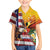 Personalised United States And Papua New Guinea Family Matching Long Sleeve Bodycon Dress and Hawaiian Shirt USA Eagle With PNG Bird Of Paradise
