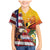 Personalised United States And Papua New Guinea Family Matching Mermaid Dress and Hawaiian Shirt USA Eagle With PNG Bird Of Paradise