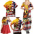 Personalised United States And Papua New Guinea Family Matching Summer Maxi Dress and Hawaiian Shirt USA Eagle With PNG Bird Of Paradise