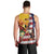 Personalised United States And Papua New Guinea Men Tank Top USA Eagle With PNG Bird Of Paradise