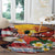 Personalised United States And Papua New Guinea Round Carpet USA Eagle With PNG Bird Of Paradise