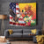 Personalised United States And Papua New Guinea Tapestry USA Eagle With PNG Bird Of Paradise