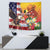 Personalised United States And Papua New Guinea Tapestry USA Eagle With PNG Bird Of Paradise