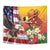 Personalised United States And Papua New Guinea Tapestry USA Eagle With PNG Bird Of Paradise